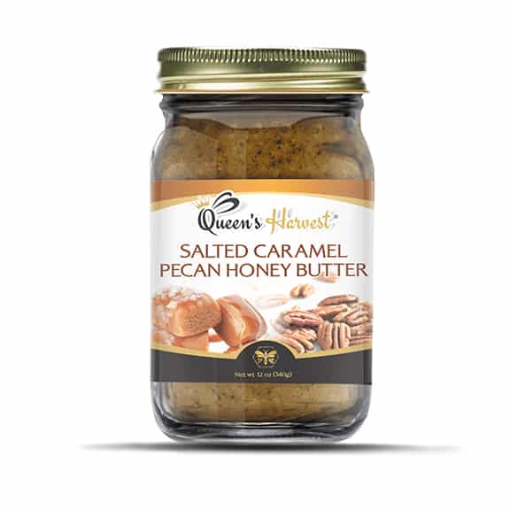 Salted Caramel Pecan Honey Butter 576x576