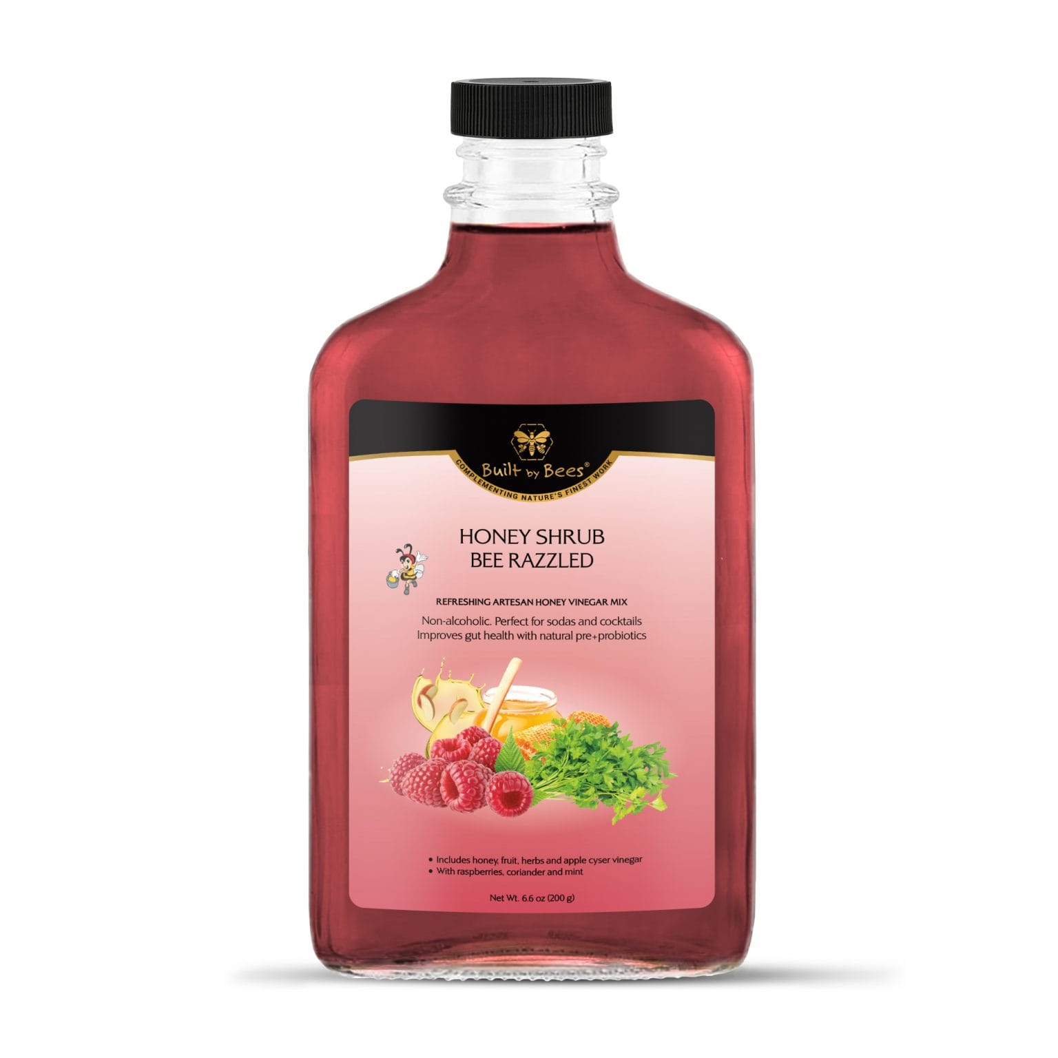 Bee Razzled Honey Shrub