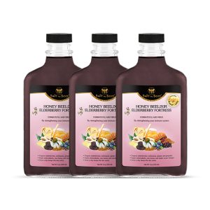 3 Pack Organic Elderberry Fortress with Royal Jelly