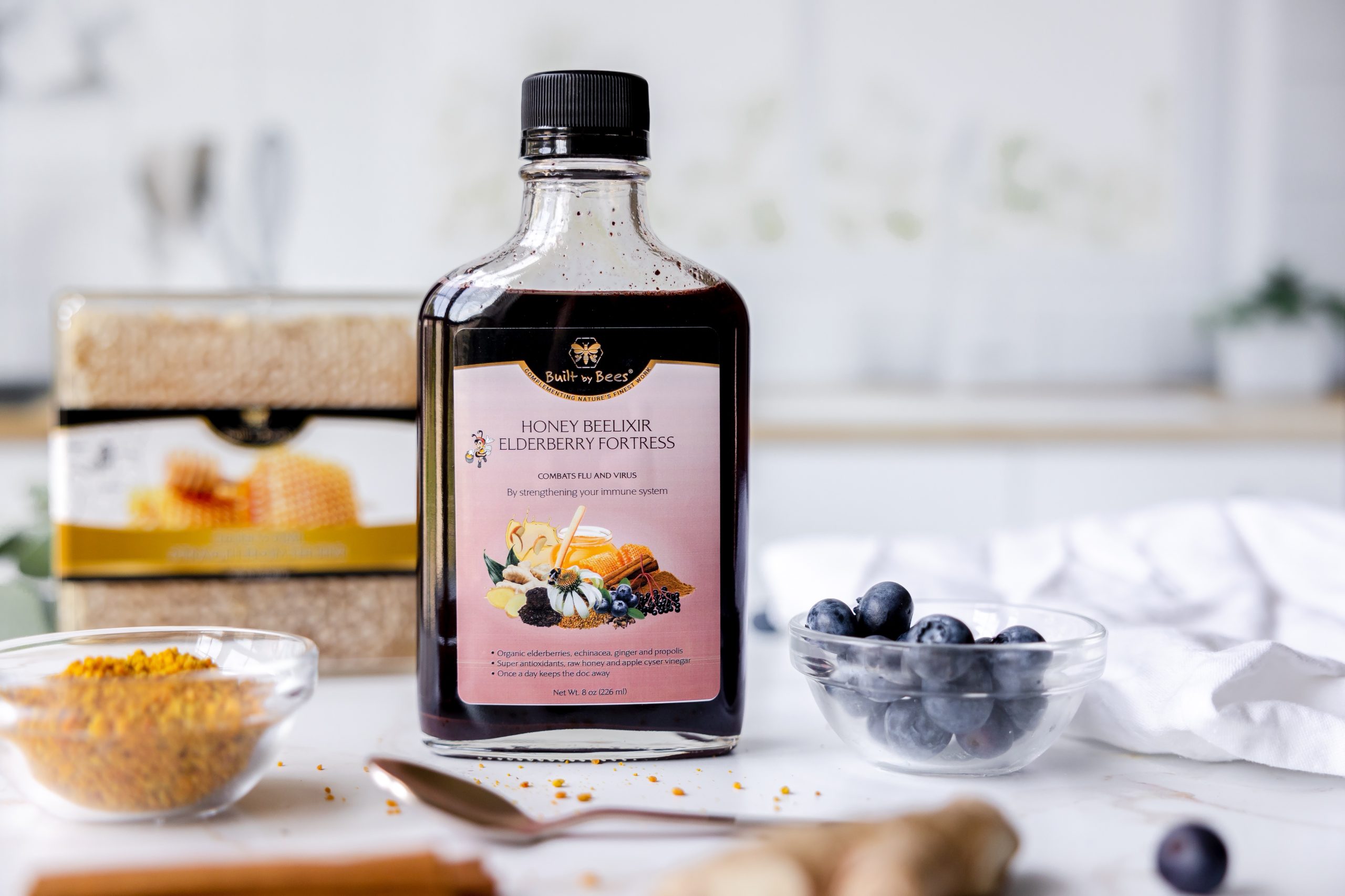 Organic Elderberry Fortress with Royal Jelly